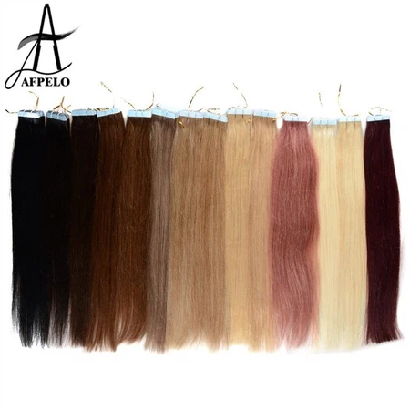 Natural Tape in hair extensions