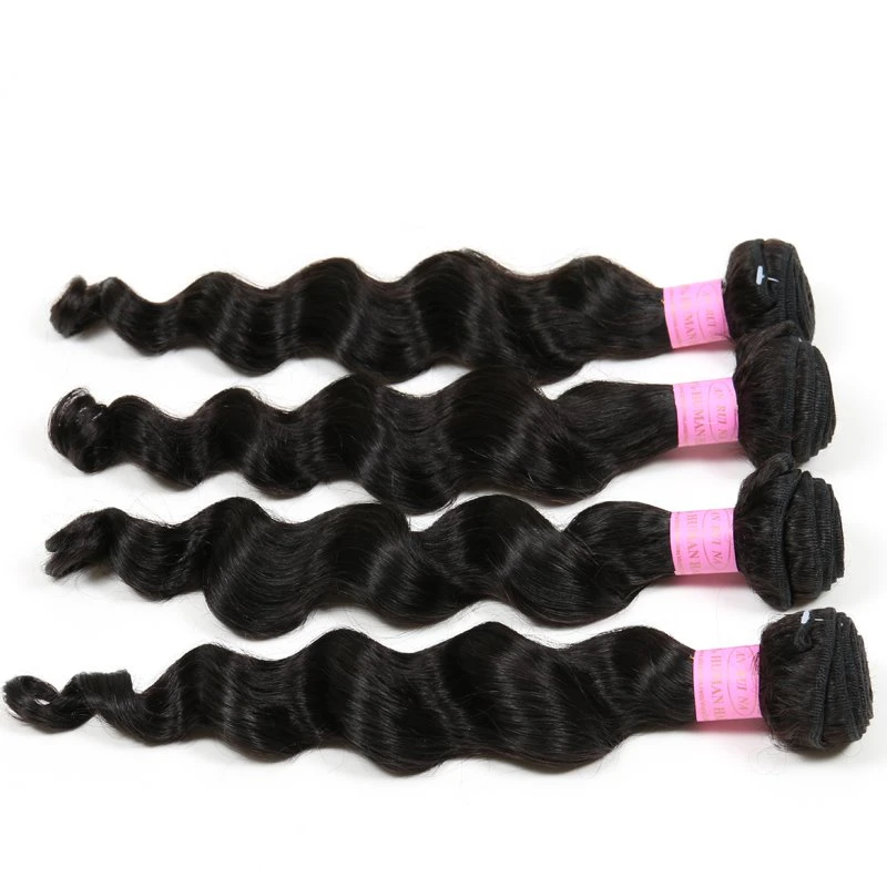 Trama de cabello virgen rubio