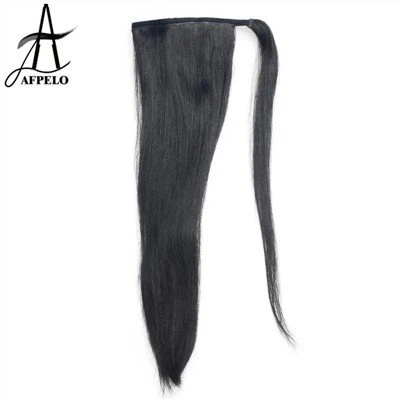 Extensiones de cabello de cola de caballo recta