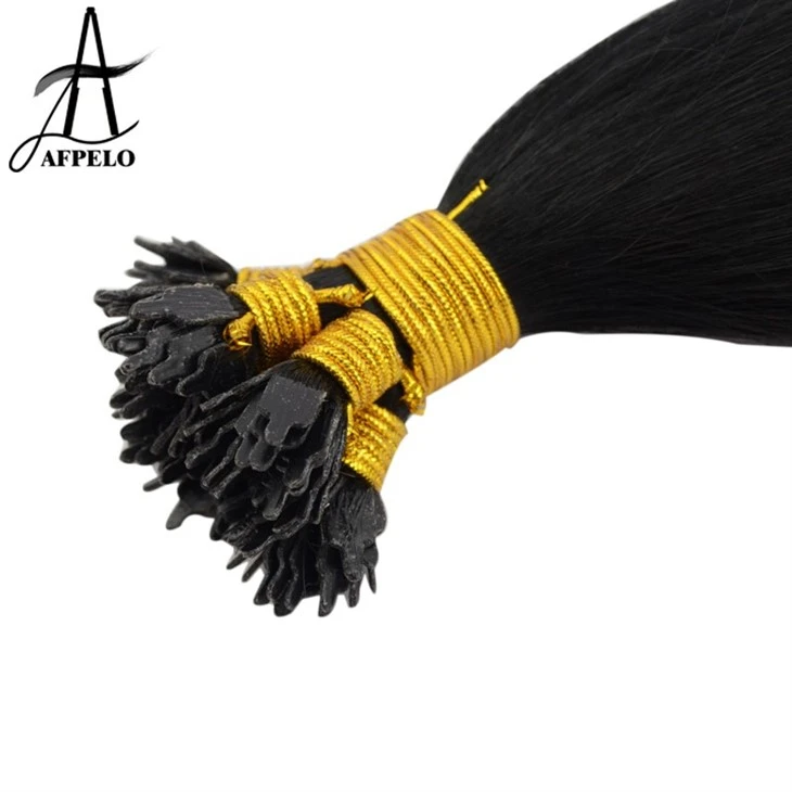 Remy fan tip hair extension