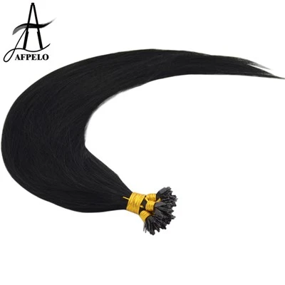 Extensiones de cabello de lujo con punta de abanico